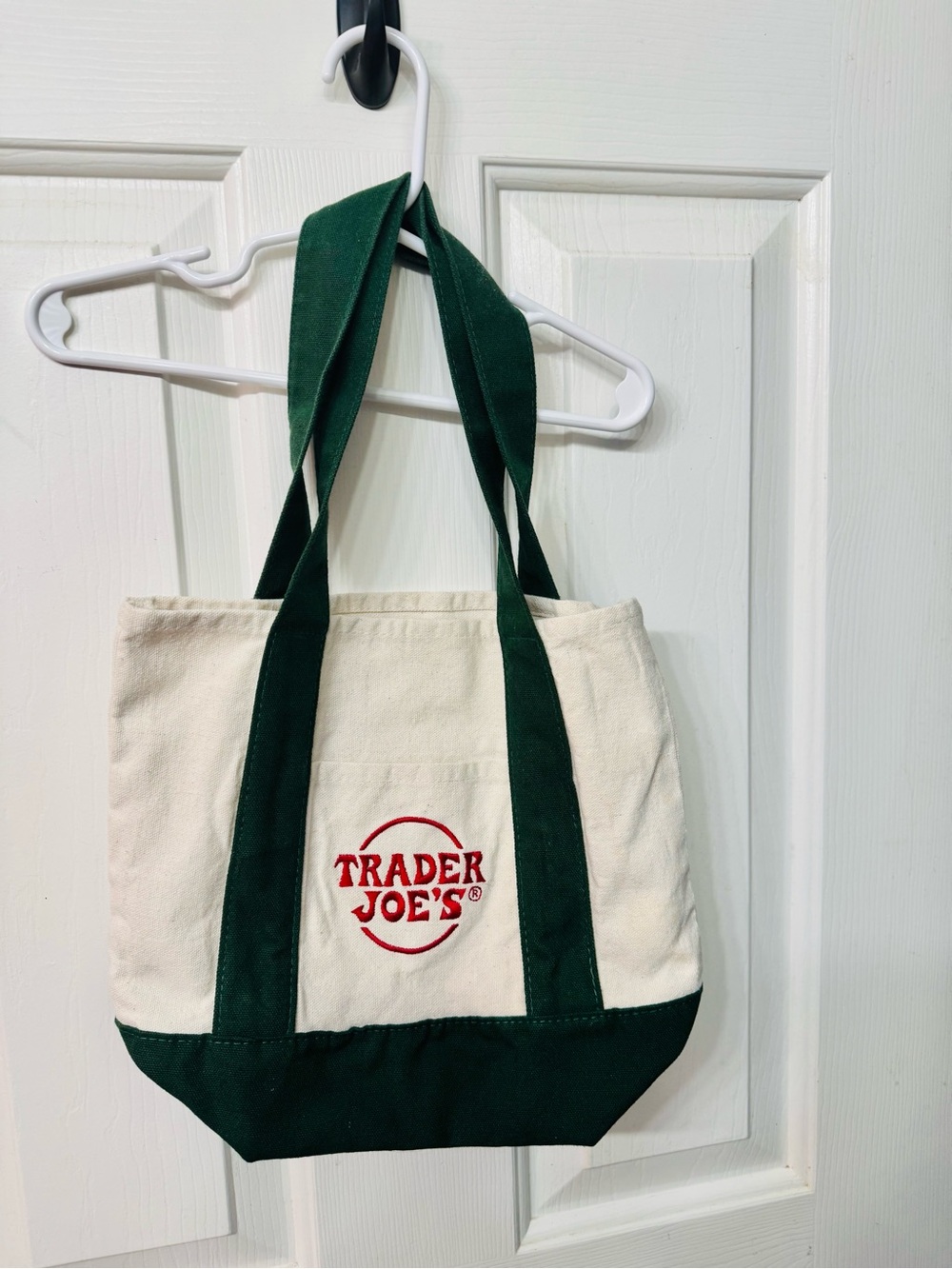 Trader Joe’s Mini Tote Bag in Green Canvas
1 bag